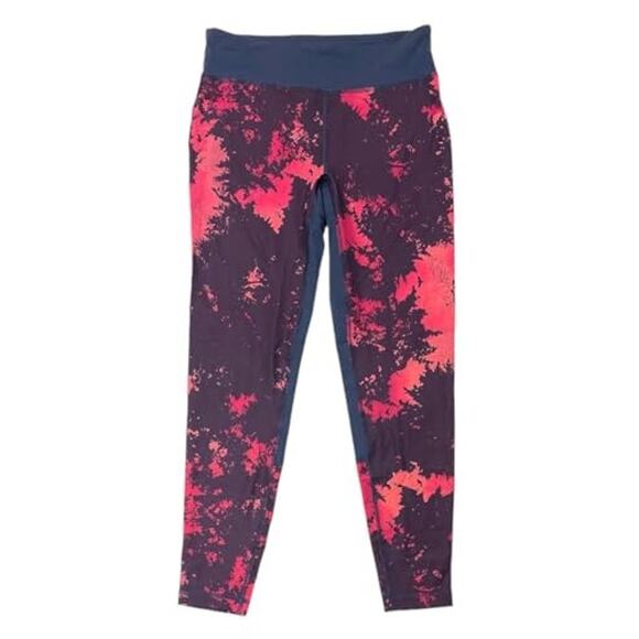 NWT Columbia Womens Midweight Omni-Heat Baselayer Tight Leggings Printed Wine-XS - Picture 1 of 1